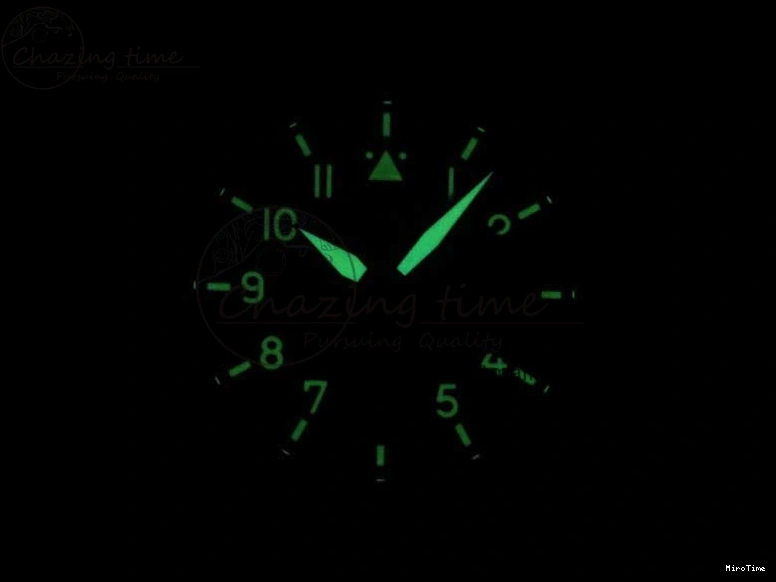 MIROTIME 0311 Big Pilot IW501005 Real Bronze ZF 1:1 Best Edition Black Dial on Brown Leather Strap A Sleek 7192